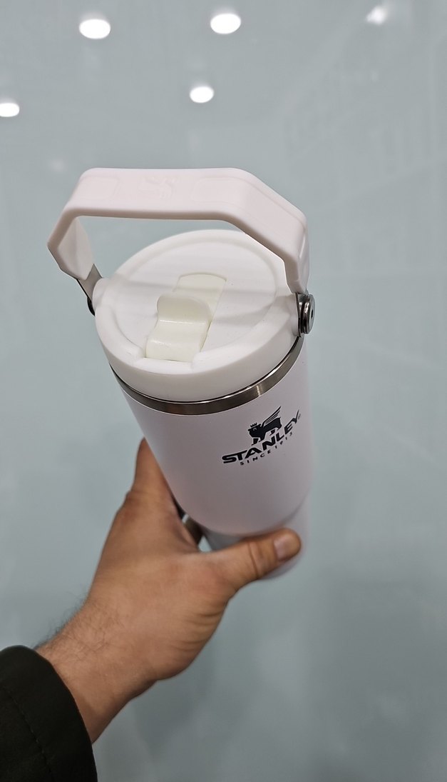 Beyaz Stanley Çocuk Termosu - Görsel 3