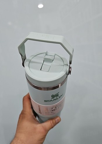 Stanley Flip Straw Termos Matara - Gri - Görsel 3