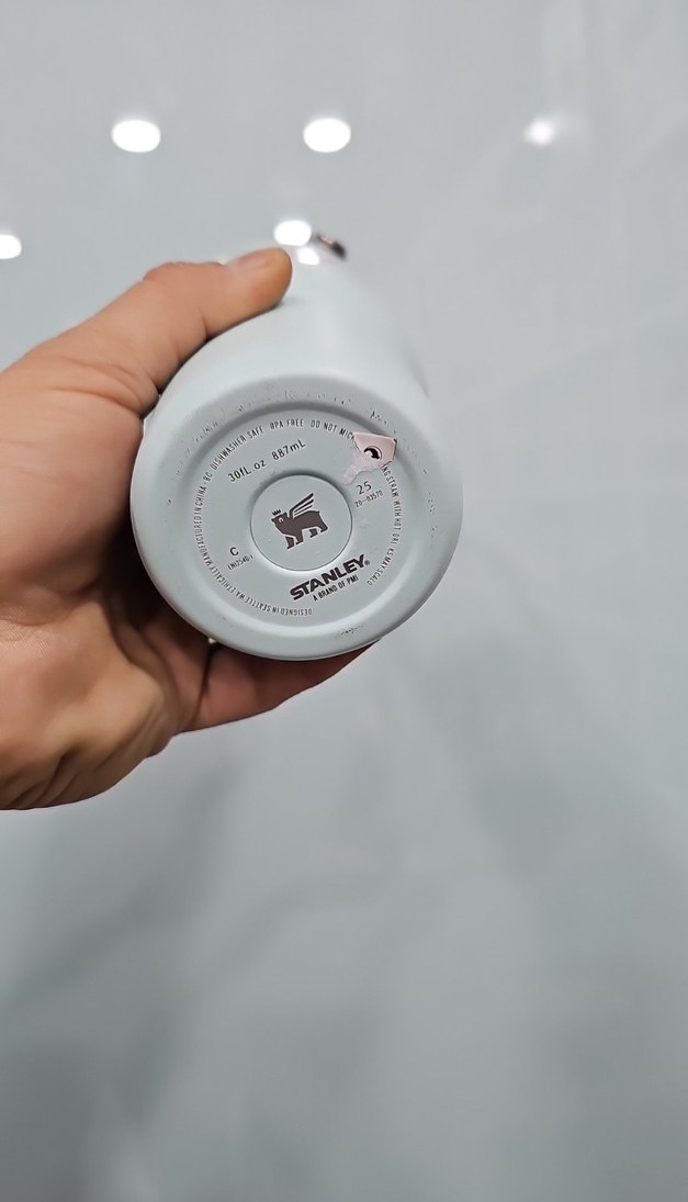 Stanley Flip Straw Termos Matara - Gri - Görsel 2