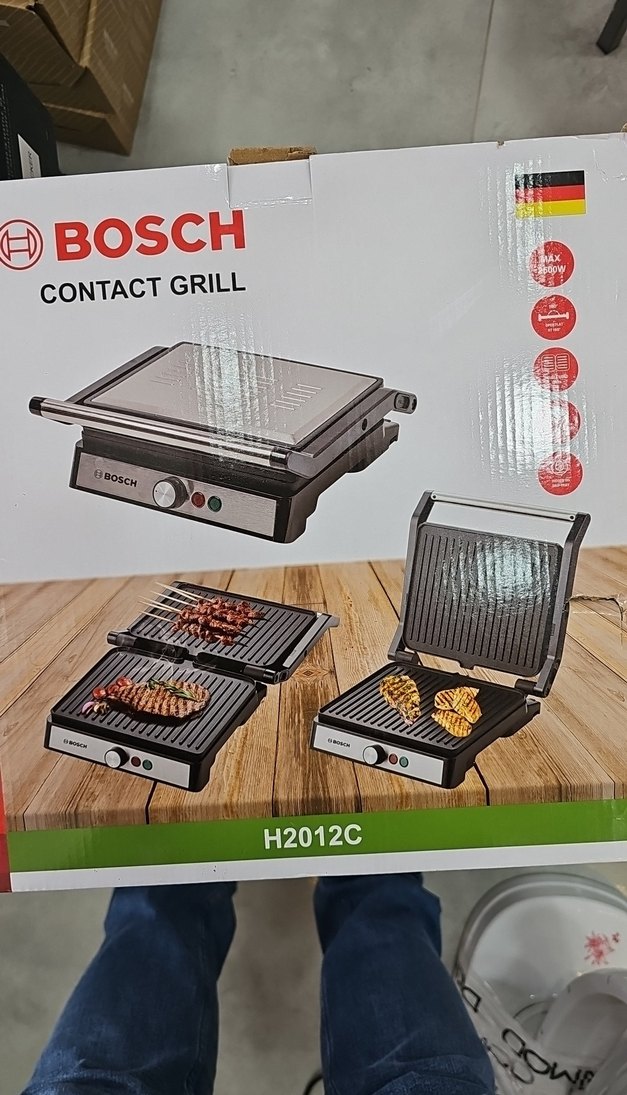 Bosch H2012C Kahverengi Kontaklı Izgara - Görsel 3