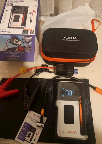 AUHMA 1200A Araç Akü Takviye ve Hava Pompası - Görsel 3