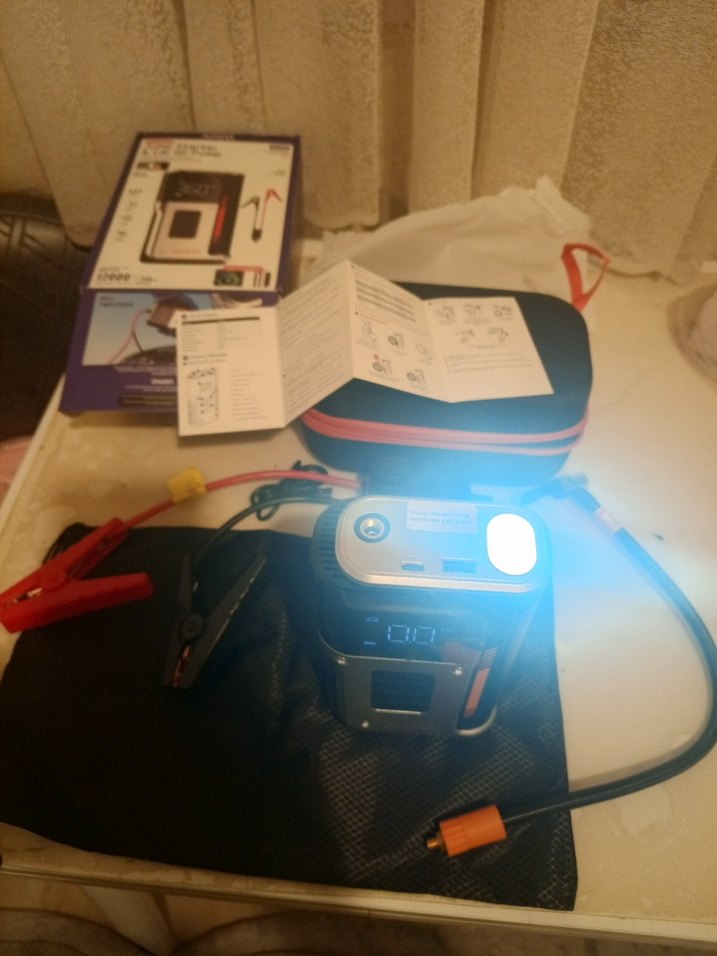 AUHMA 1200A Araç Akü Takviye ve Hava Pompası - Görsel 4