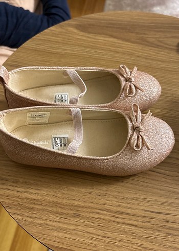 Kız Çocuk Pembe Fiyonk Detaylı Babet - Görsel 2