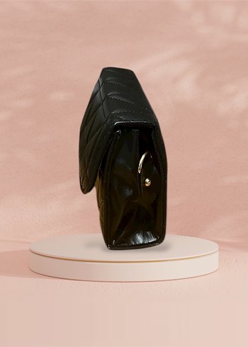 Siyah Kare Askılı Çanta - Görsel 3