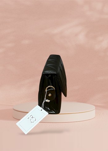 Siyah Kare Askılı Çanta - Görsel 2