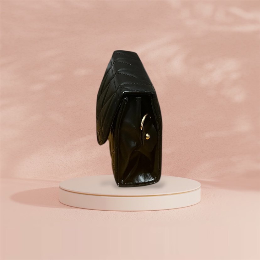 Siyah Kare Askılı Çanta - Görsel 3