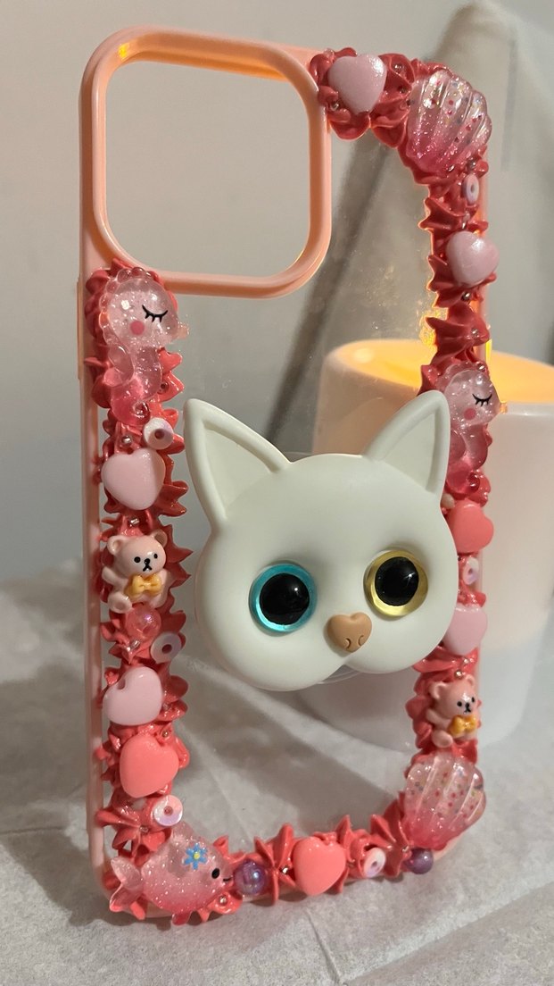 Iphone 13 Pro Max Krema Desenli Telefon Kılıfı - Görsel 3