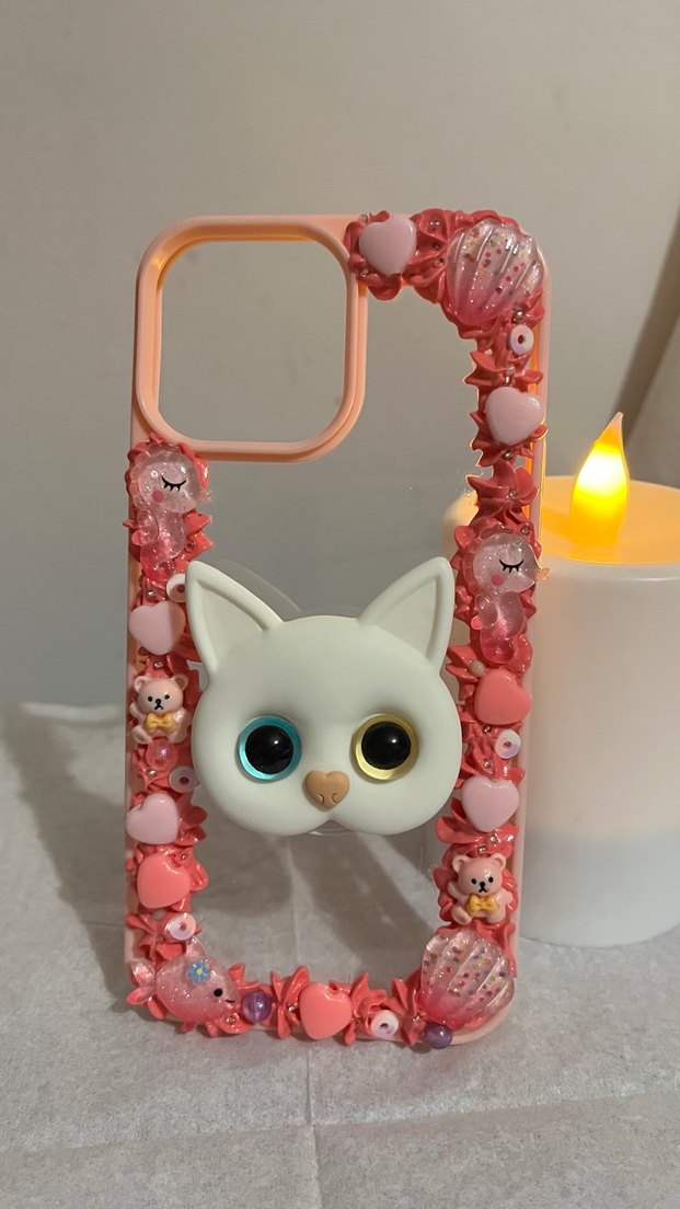 Iphone 13 Pro Max Krema Desenli Telefon Kılıfı - Görsel 4