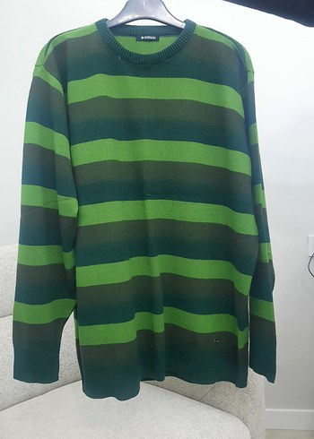 Defacto erkek yeşil kazak - Görsel 3