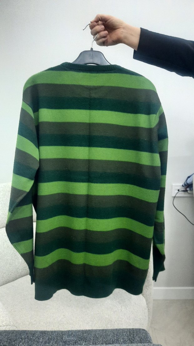 Defacto erkek yeşil kazak - Görsel 2