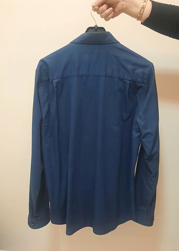 Lufian Lacivert Denim Erkek Gömlek - Görsel 4