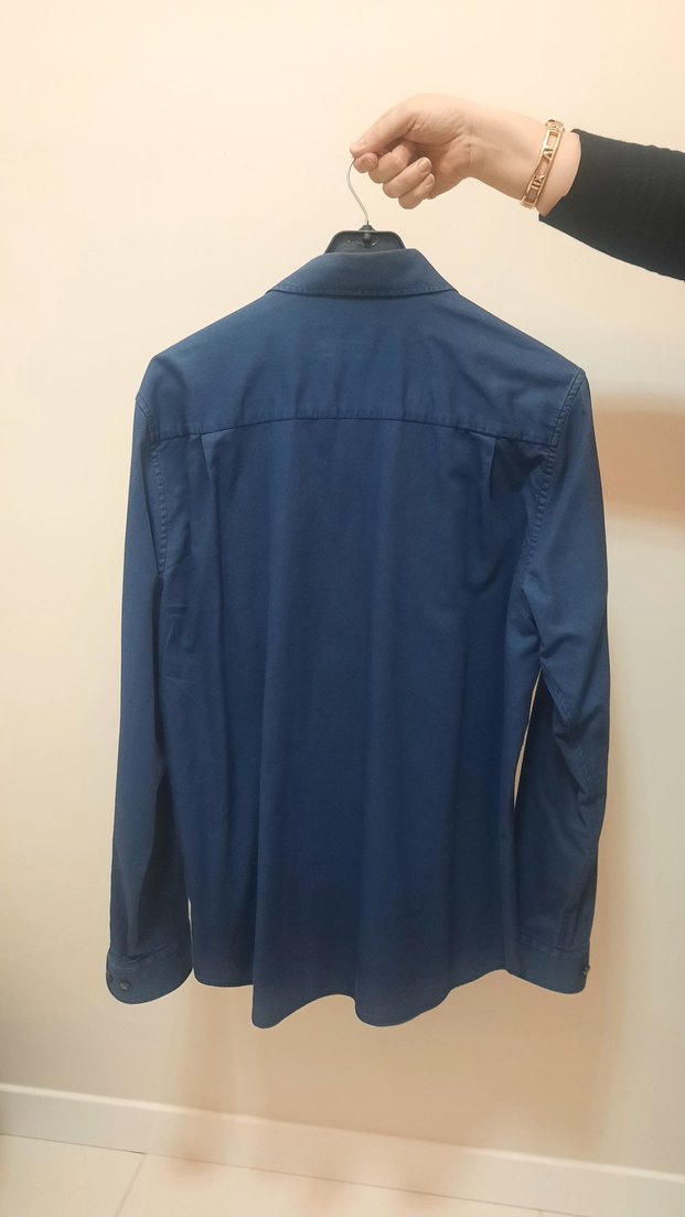 Lufian Lacivert Denim Erkek Gömlek - Görsel 4