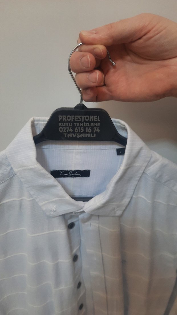 Mavi erkek gömlek - Görsel 2