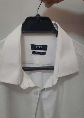 Düğmeli Beyaz Erkek Gömlek - Görsel 2