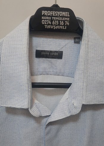 Erkek Mavi Keten Gömlek Uzun Kollu - Görsel 3