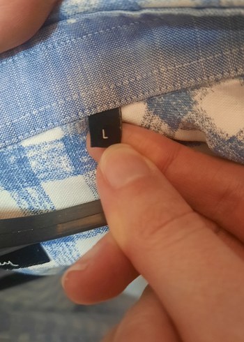 Erkek Ekoseli Mavi Gri Gömlek - Görsel 2