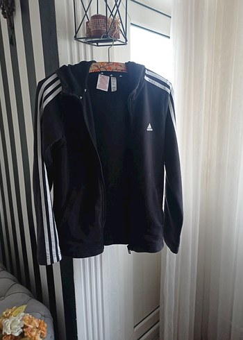 Erkek Siyah Adidas Hırka - Görsel 3