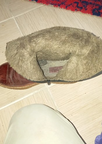 Kahverengi Deri Kadın Tokalı Bot - Görsel 3