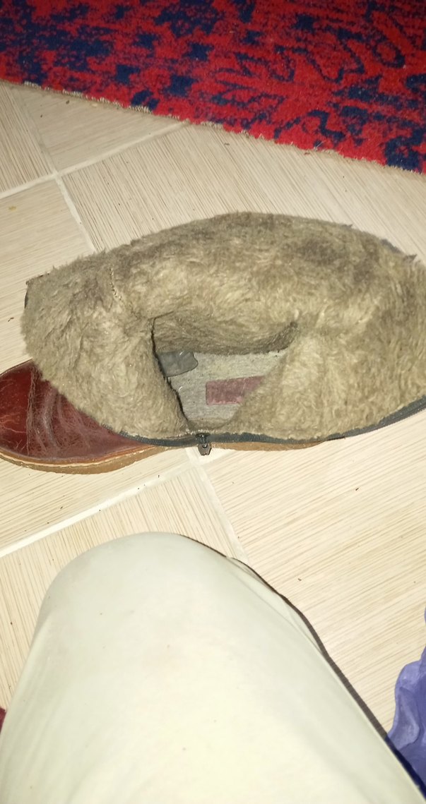 Kahverengi Deri Kadın Tokalı Bot - Görsel 3