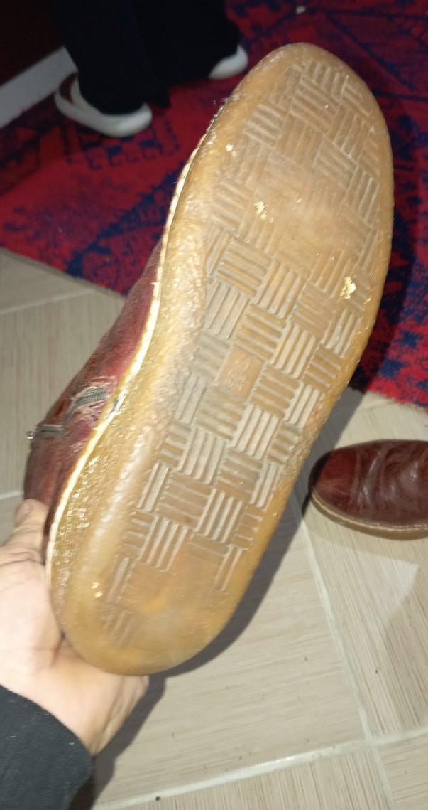 Kahverengi Deri Kadın Tokalı Bot - Görsel 4