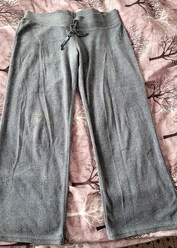 vintage y2k Gri Kadın Sıcak ve Rahat Sweatpant - Görsel 2