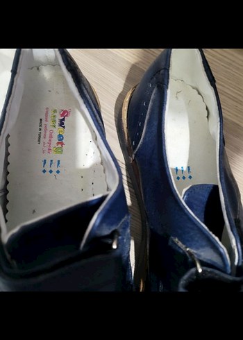 Mavi Tokalı Erkek Çocuk ortopedik Ayakkabı - Görsel 2