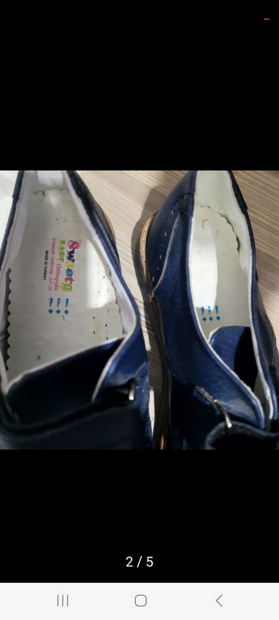 Mavi Tokalı Erkek Çocuk ortopedik Ayakkabı - Görsel 2