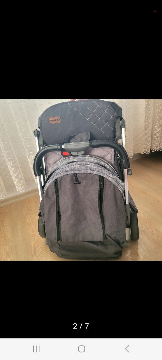 KRAFT Gri Bebek Arabası - Görsel 2