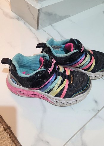 Skechers Renkli Kız Çocuk Işıklı Spor Ayakkabı - Görsel 4