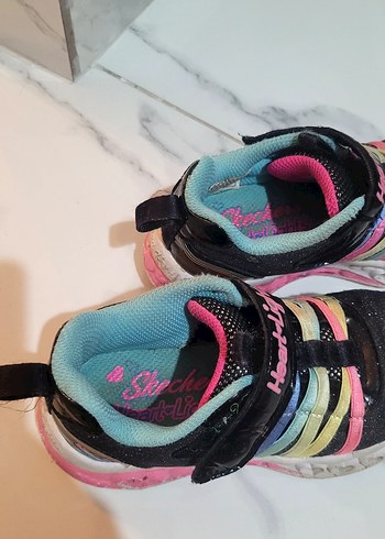 Skechers Renkli Kız Çocuk Işıklı Spor Ayakkabı - Görsel 3