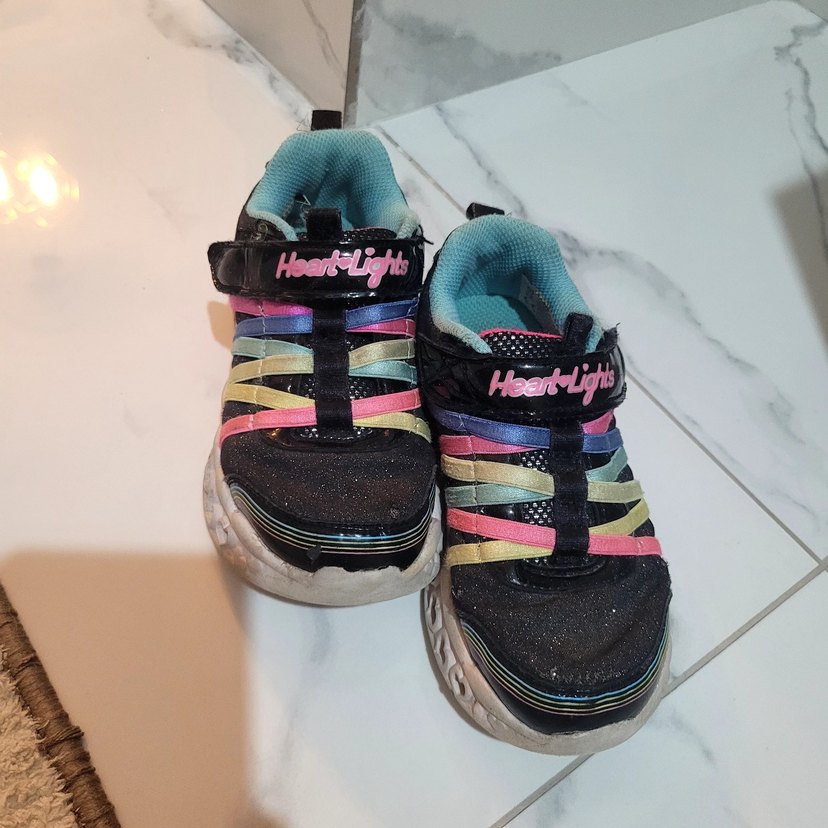 Skechers Renkli Kız Çocuk Işıklı Spor Ayakkabı - Görsel 5