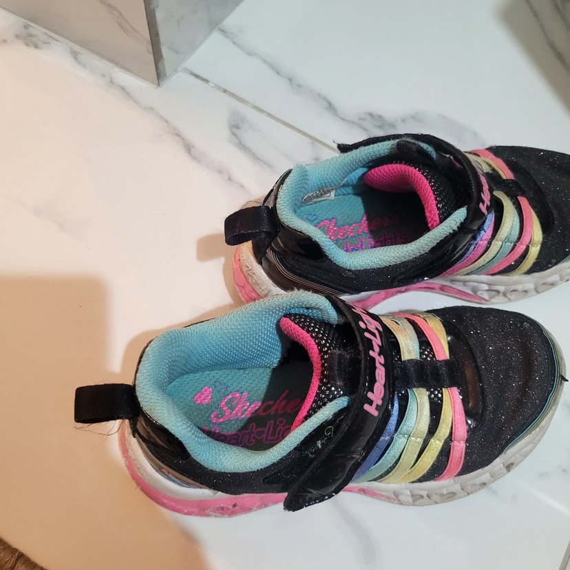 Skechers Renkli Kız Çocuk Işıklı Spor Ayakkabı - Görsel 3
