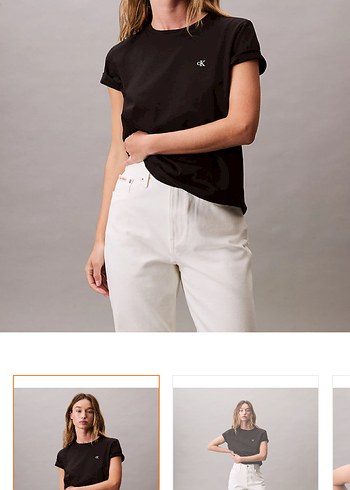 Calvin Klein Kadın kısa kollu tişört - Görsel 2