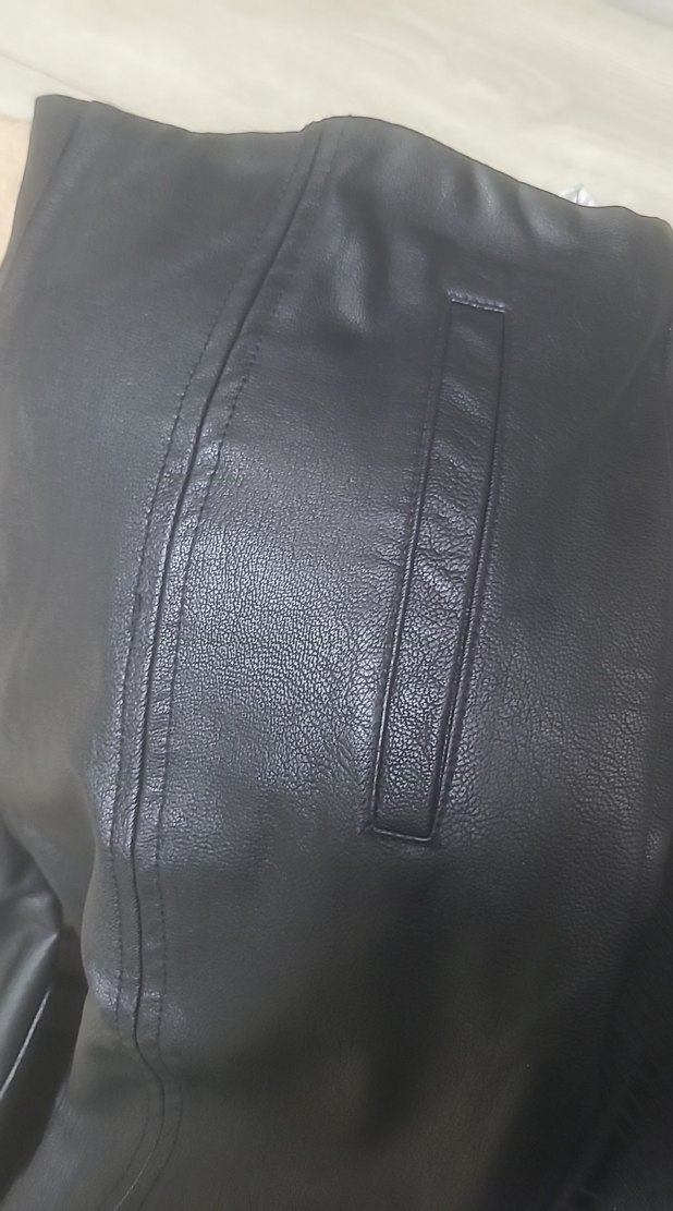 stradivarius deri paçası yırtmaçlı pantln   olmadğı için satılk - Görsel 5