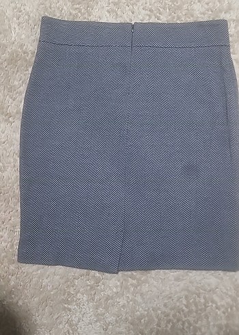 Gri Pilili Midi Etek - Görsel 3