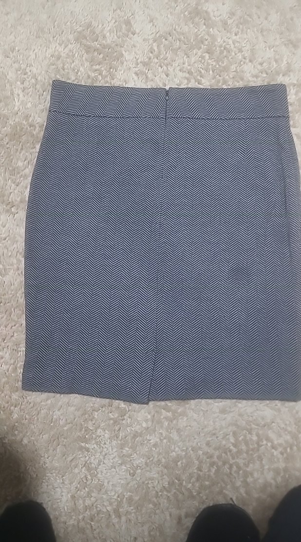 Gri Pilili Midi Etek - Görsel 3