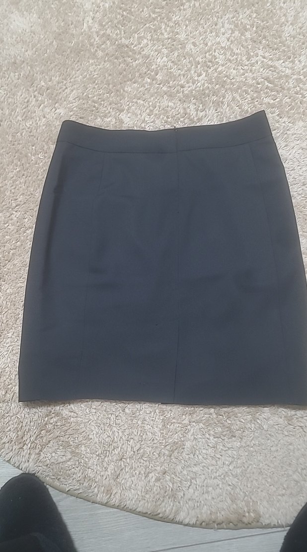 Siyah Kadın Midi Kalem Etek - Görsel 2