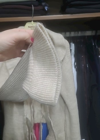 yumuş yumuş önü bağlanmalı kazak hirka - Görsel 2