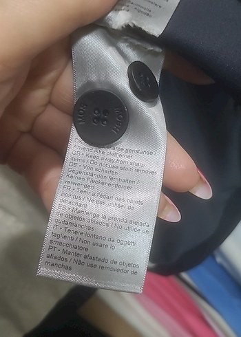 Düğmeli Lacivert Kadın Blazer Ceket - Görsel 6