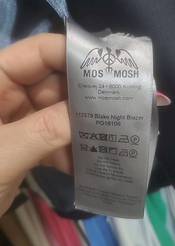 Düğmeli Lacivert Kadın Blazer Ceket - Görsel 5