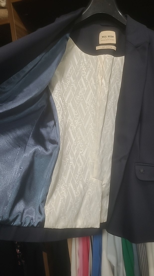 Düğmeli Lacivert Kadın Blazer Ceket - Görsel 2