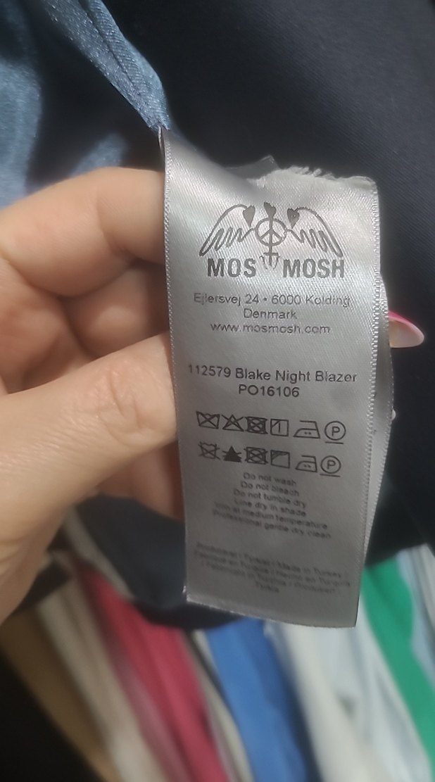 Düğmeli Lacivert Kadın Blazer Ceket - Görsel 5