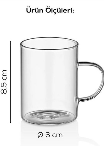 Cam Kupa Isıya Dayanıklı - Görsel 3