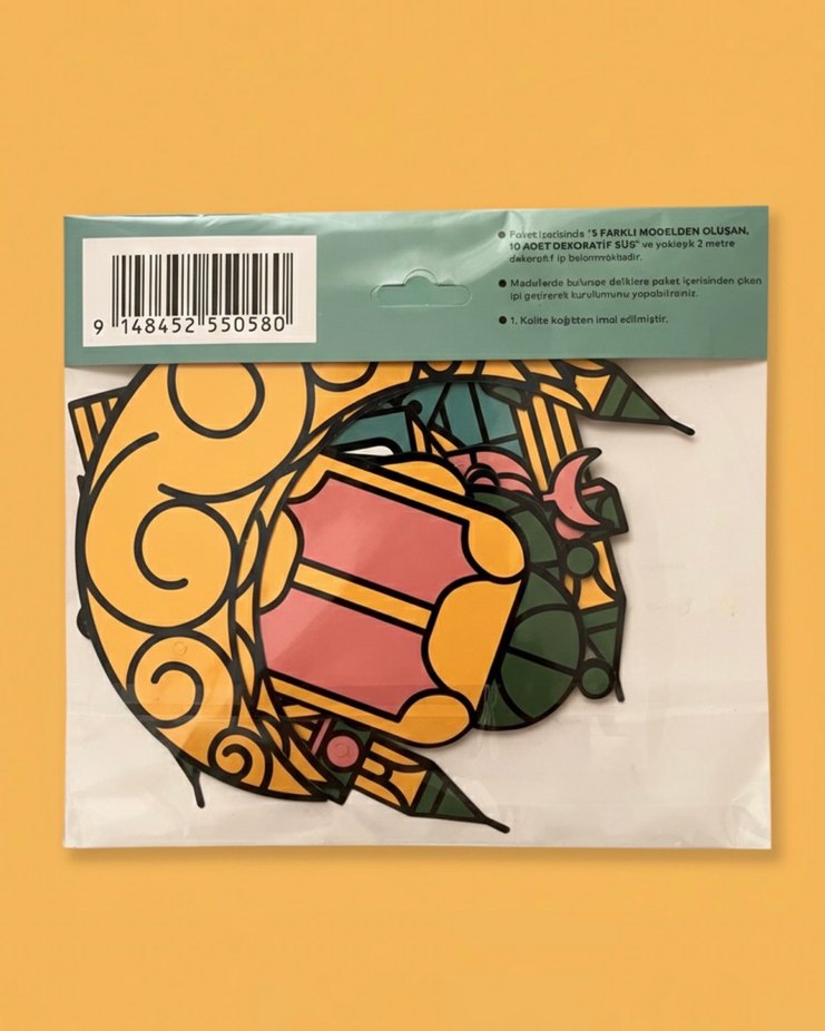 Çift Taraflı Ramazan Süsü - Görsel 2