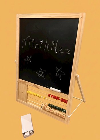 Çift Taraflı Çocuk Yazı Tahtası - Görsel 3