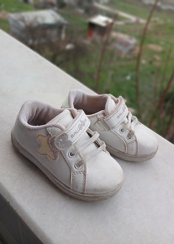 Kız Çocuk Beyaz Cırtlı Sneaker - Görsel 2