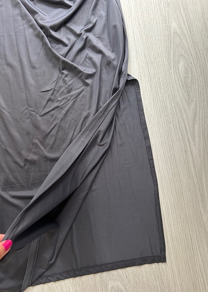 Stradivarius Büzgülü Etek - Görsel 2