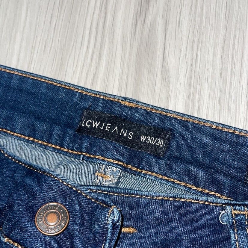 Kadın Lacivert Midi Boy Denim Pantolon - Görsel 5