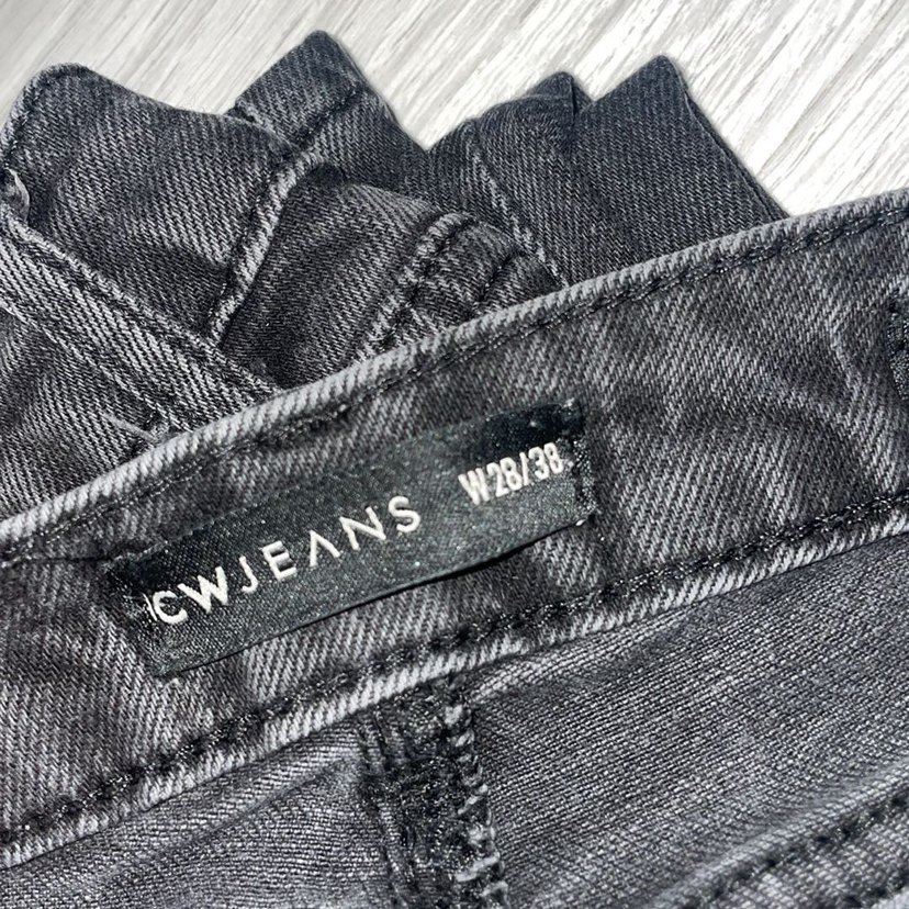 Kadın Siyah Midi Boy Denim Jean - Görsel 5