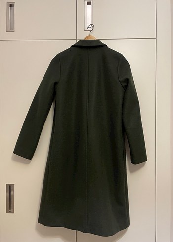 Uzun Koyu Yeşil Kaban - Görsel 2